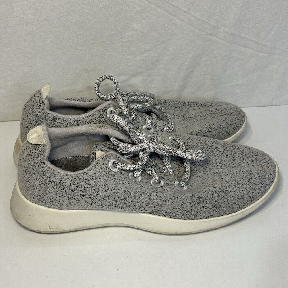 ALLBIRDS Wool Lace Runners Women’s size 9 Gray Comfort